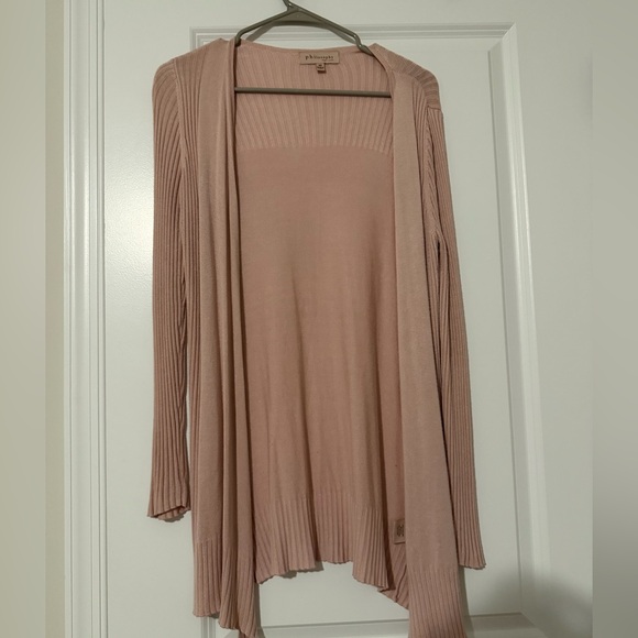 Philosophy Light Pink Women's Cardigan Size XS - Picture 1 of 7
